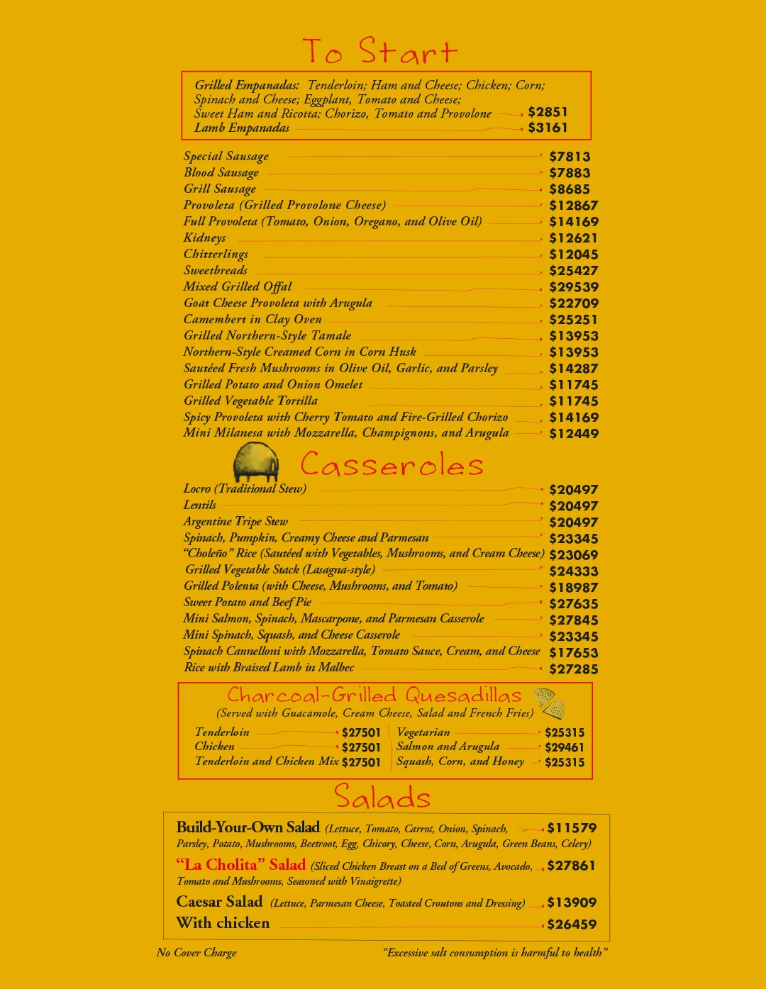 Menu — Page 2