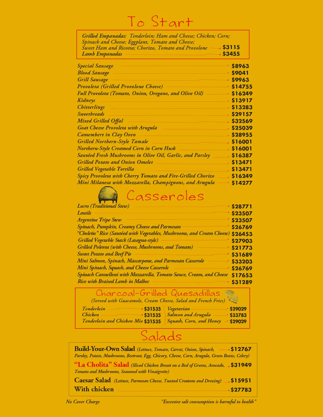 Menu — Page 2